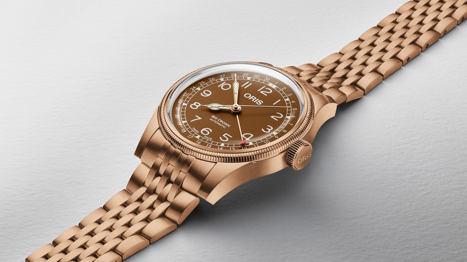 Big Crown Bronze Pointer Date 01 754 7741 3166-07 8 20 01 - Premium Luxury Product