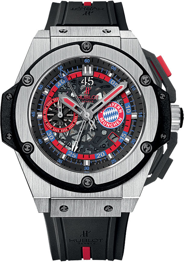 Hublot Big Bang King Power Bayern Munich Limited Edition Titanium Mens Watch - Premium Luxury Product