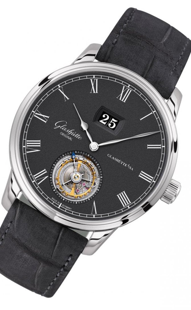 Glashutte Original Senator Tourbillon White Gold Men's Watch