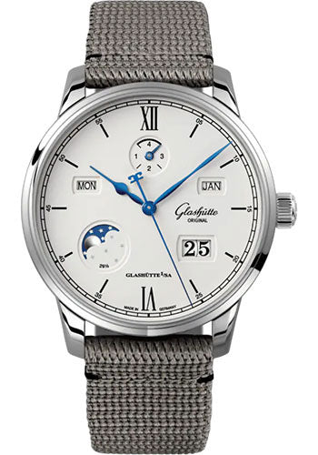 Glashutte Original Senator Excellence Perpetual Calendar Stainless steel Men's Watch - Premium Luxury Product
