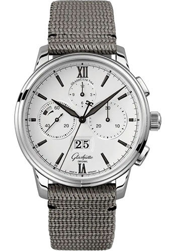 Glashutte Original Senator Chronometer Panorama Date Stainless steel Men's Watch - Premium Luxury Product