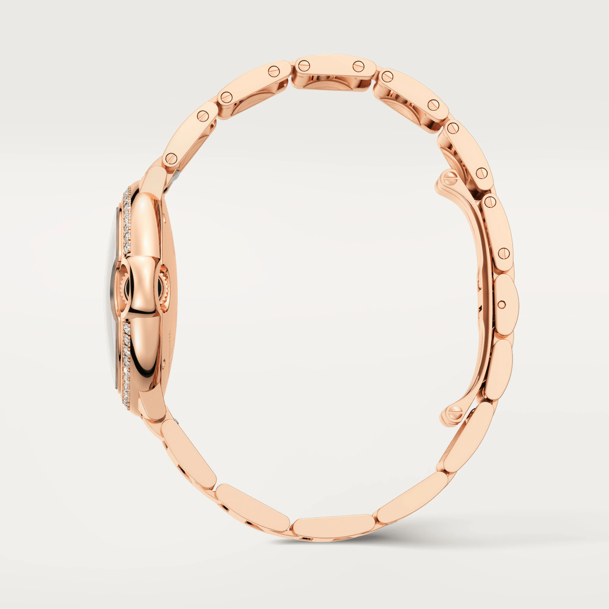 Cartier Ballon Bleu 33mm 18K Rose Gold & Diamonds Lady's Watch