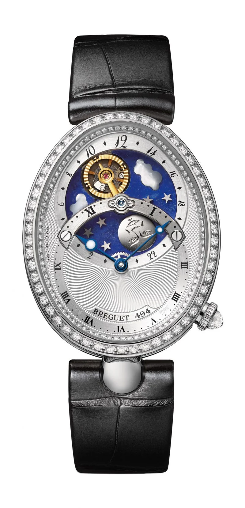 Breguet Reine De Naples 8998 18K White Gold Lady's Watch - Premium Luxury Product