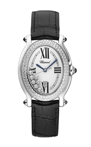 Chopard Happy Sport Stainless Steel & Diamonds Lady's Watch - Premium Luxury Product