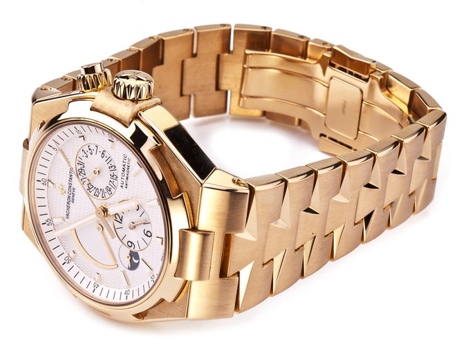 Vacheron Constantin Overseas Dual Time 18K Yellow Gold Men's Watch