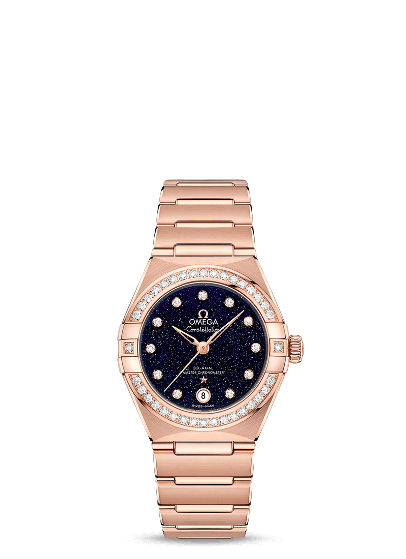 Omega Constellation Co-Axial Master Chronometer Sedna™ Gold & Diamonds Lady’s Watch - Premium Luxury Product