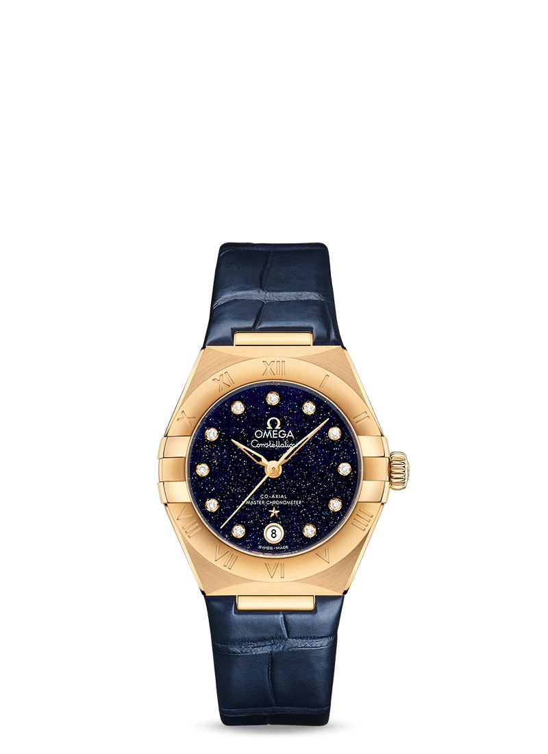 Omega Constellation Co-Axial Master Chronometer Yellow Gold & Diamonds Lady’s Watch - Premium Luxury Product