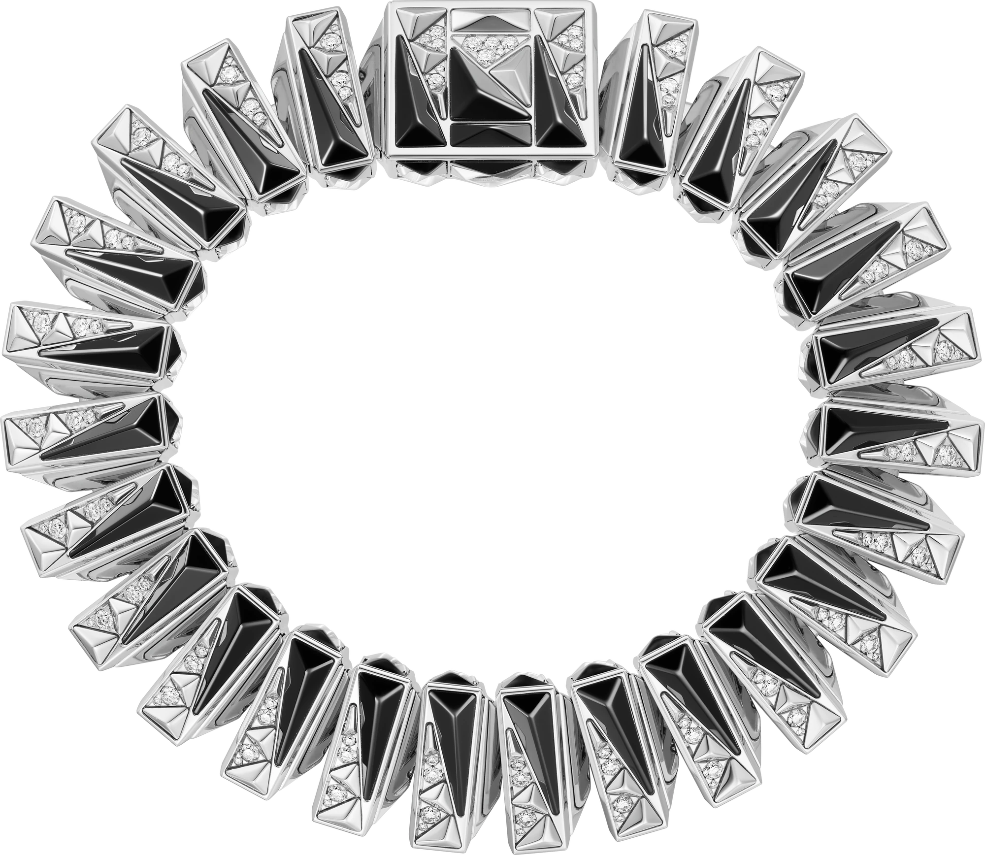 Cartier Libre White Gold & Diamonds & Spinels Lady's Watch - Premium Luxury Product