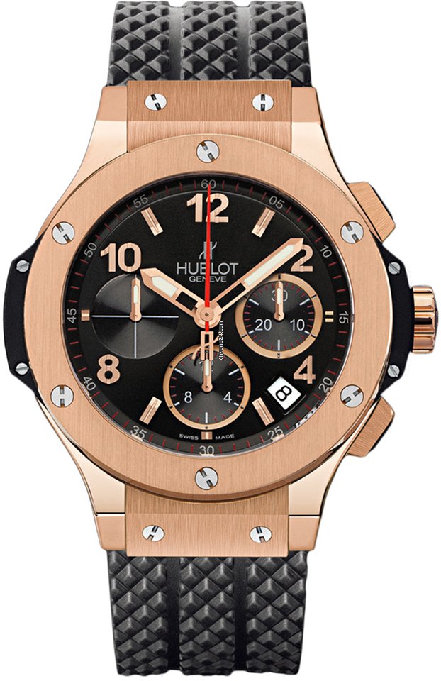 Hublot Big Bang 44 Chronograph Rose Gold Rubber Men’s Watch - Premium Luxury Product
