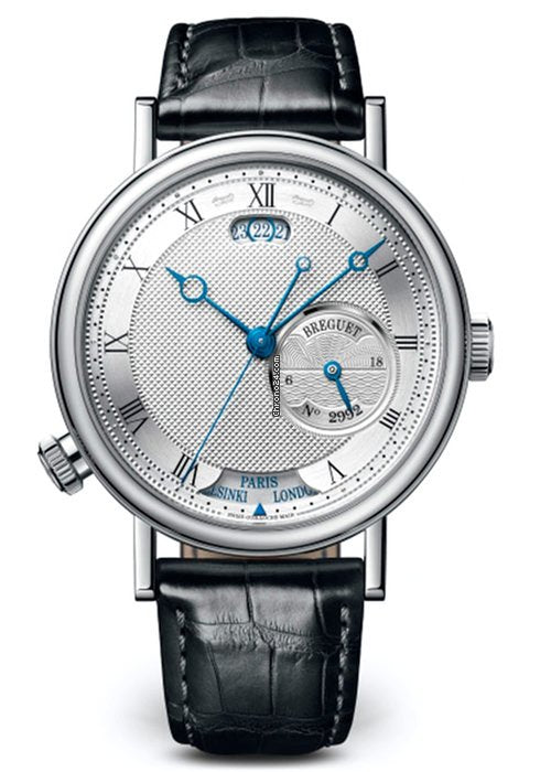 Breguet Hora Mundi 5727 18K White Gold Men's Watch - Premium Luxury Product