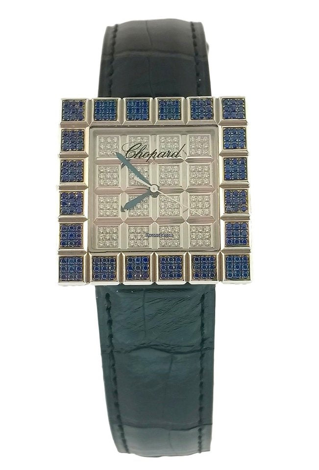 Chopard - Happy Diamonds Sapphire and Diamonds Ladies Watch - Premium Luxury Product