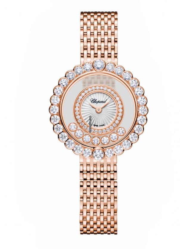 Chopard Happy Sport Icons 18K Rose Gold & Diamonds Ladies Watch - Premium Luxury Product