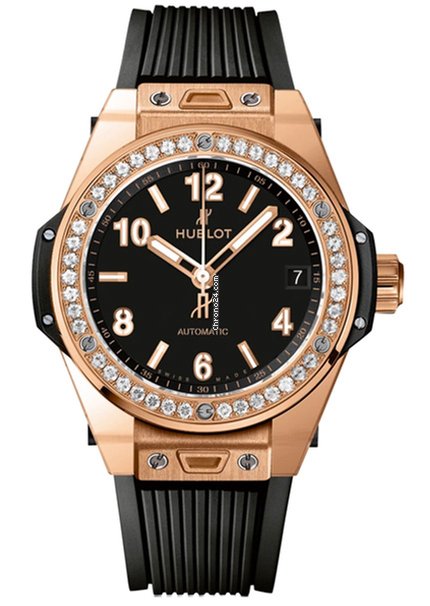 Hublot Big Bang 39mm One Click Gold Diamonds Automatic Watch - Premium Luxury Product