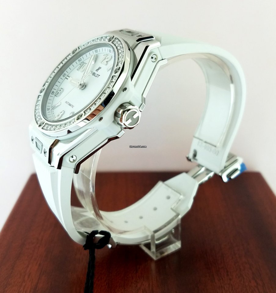 Hublot Big Bang 39mm One Click Steel White Diamonds Automatic Watch