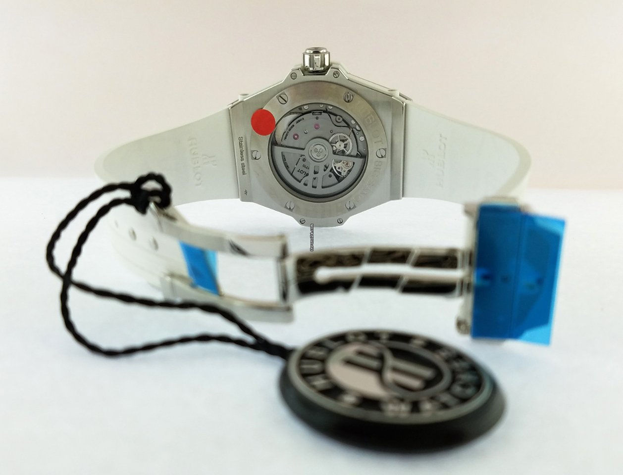 Hublot Big Bang 39mm One Click Steel White Diamonds Automatic Watch