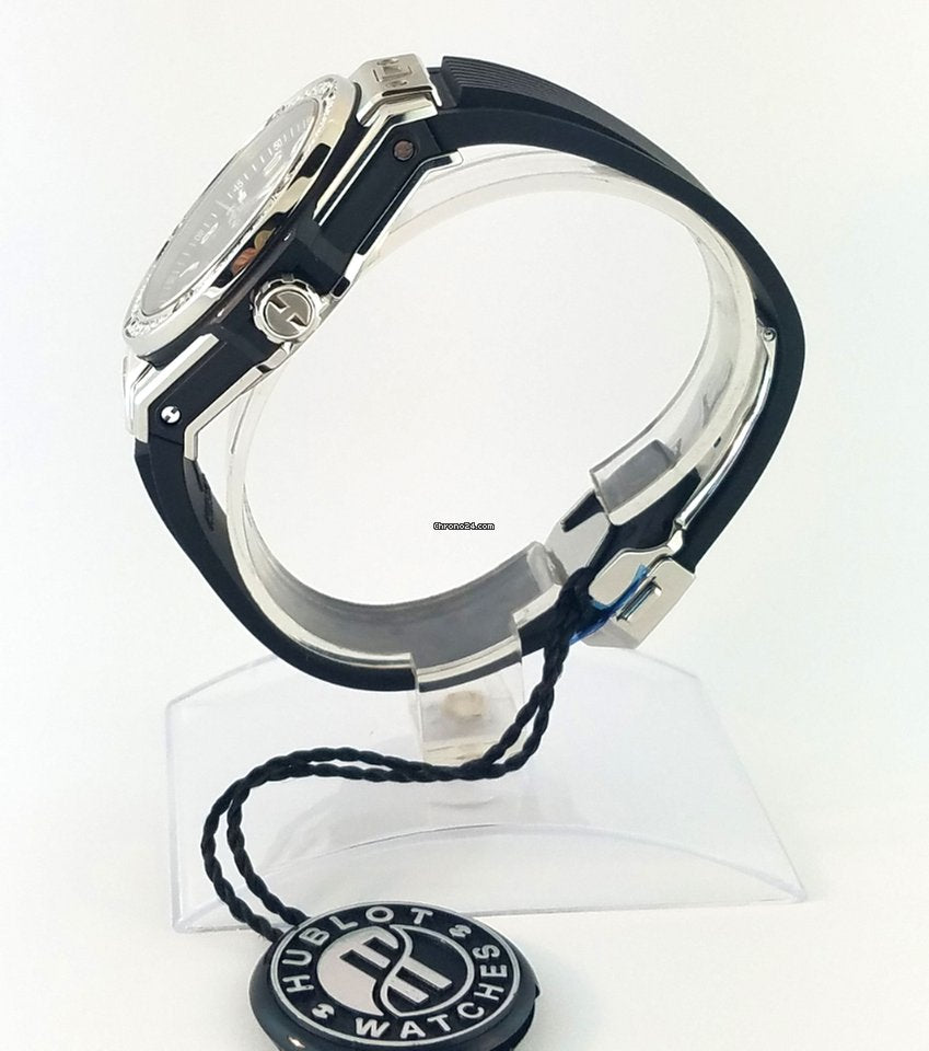 Hublot Big Bang 39mm One Click Steel Diamonds Automatic Watch