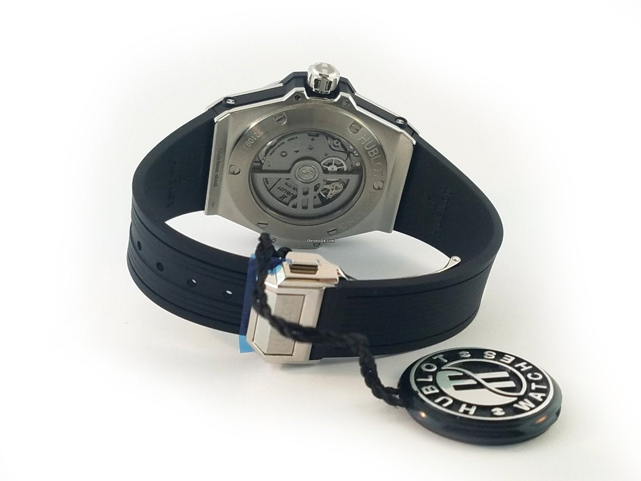 Hublot Big Bang 39mm One Click Steel Diamonds Automatic Watch