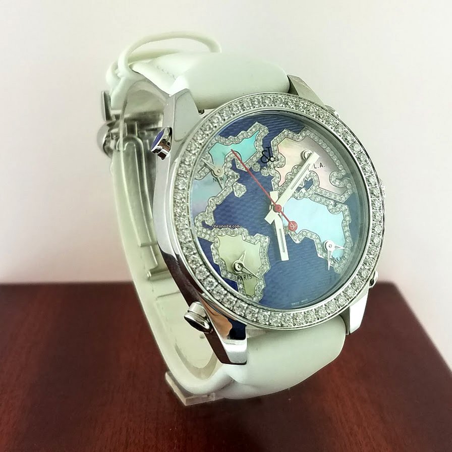 Jacob and Co Five Time Zone Stainless Steel Watch