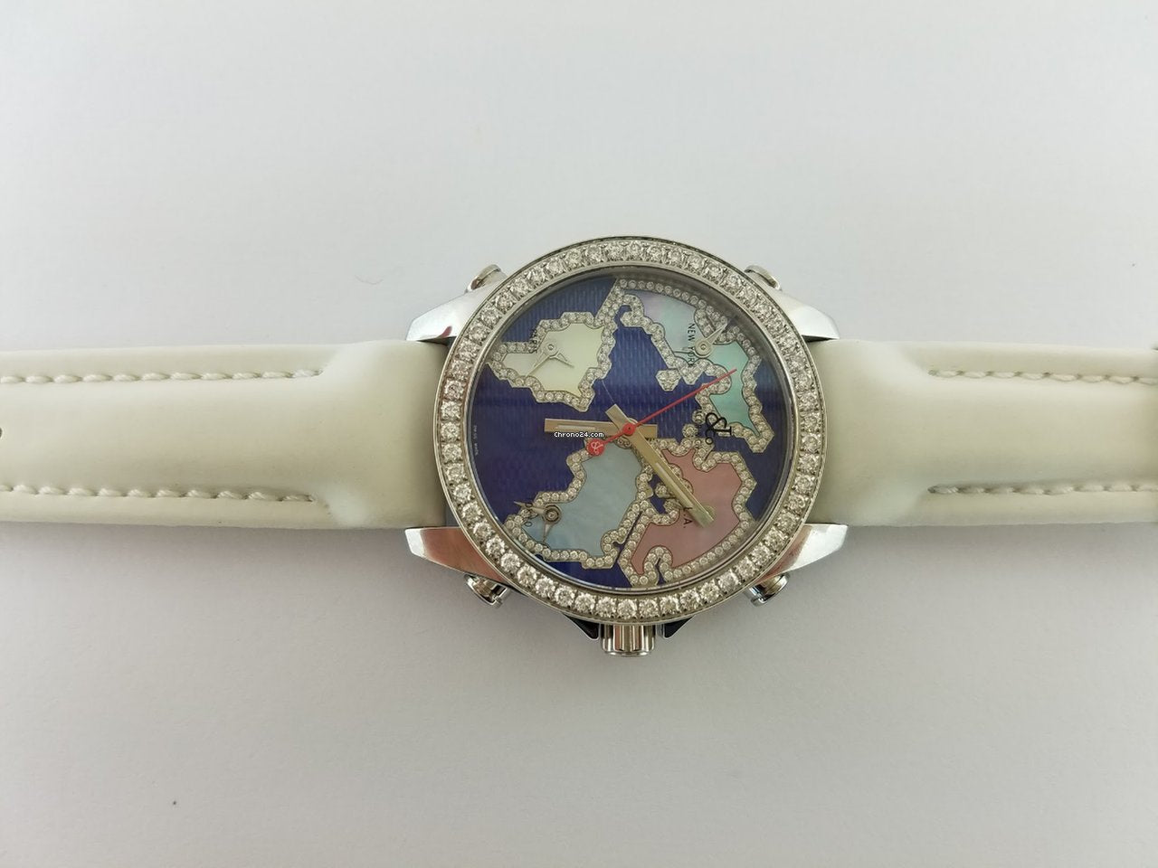 Jacob and Co Five Time Zone Stainless Steel Watch