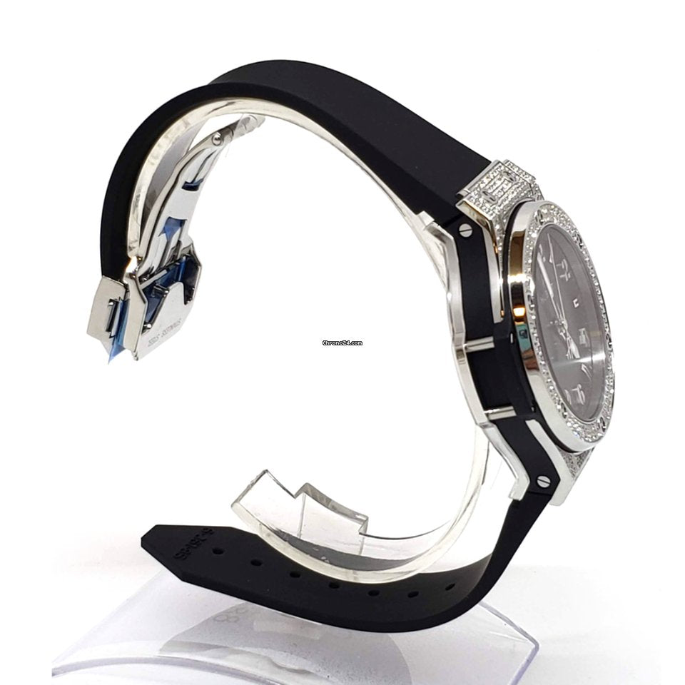 Hublot  Big Bang 38mm Stainless Steel Diamonds Ladies Watch