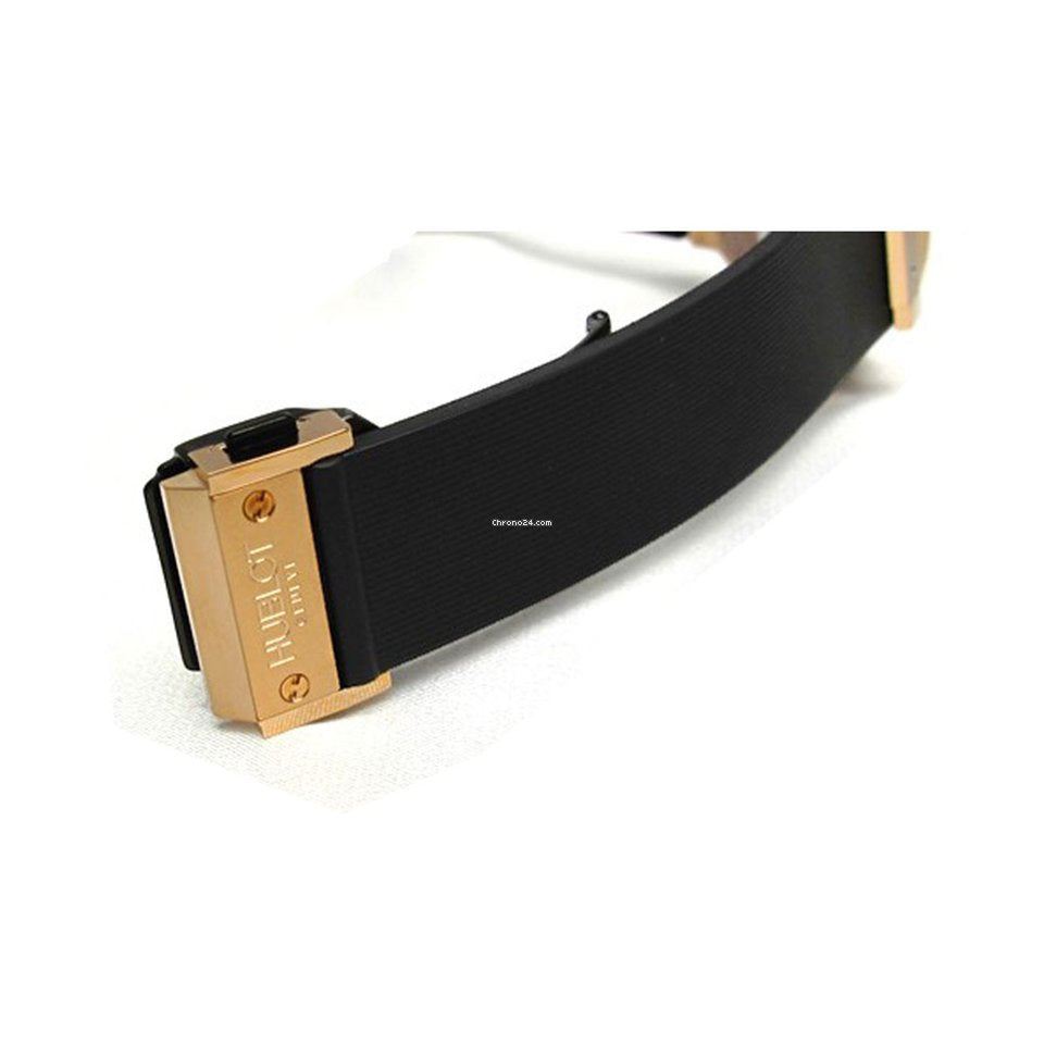 Hublot Big Bang 18K Rose Gold  Black Rubber Ladies  Watch