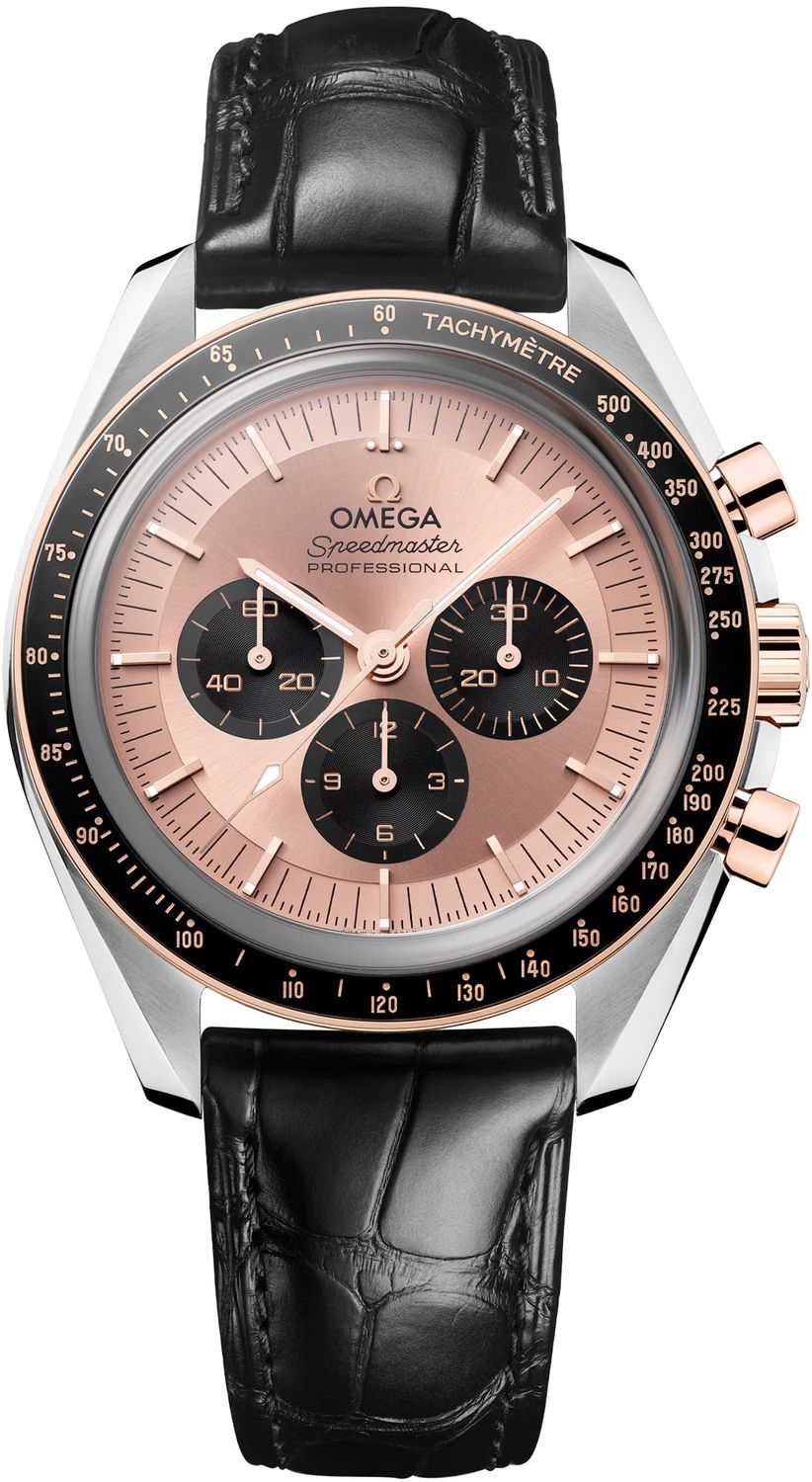 Omega Speedmaster Moonwatch Professional Chronograph Stainless steel & 18K Sedna™ Gold & Ceramic Men's Watch - Premium Luxury Product