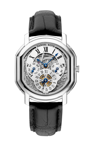 Daniel Roth Perpetual Calendar Skeleton Platinum Men's Watch - Premium Luxury Product
