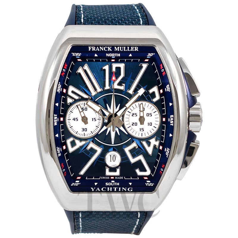 Franck Muller Vanguard Yachting Crongraph Stainless steel Men's Watch - Premium Luxury Product