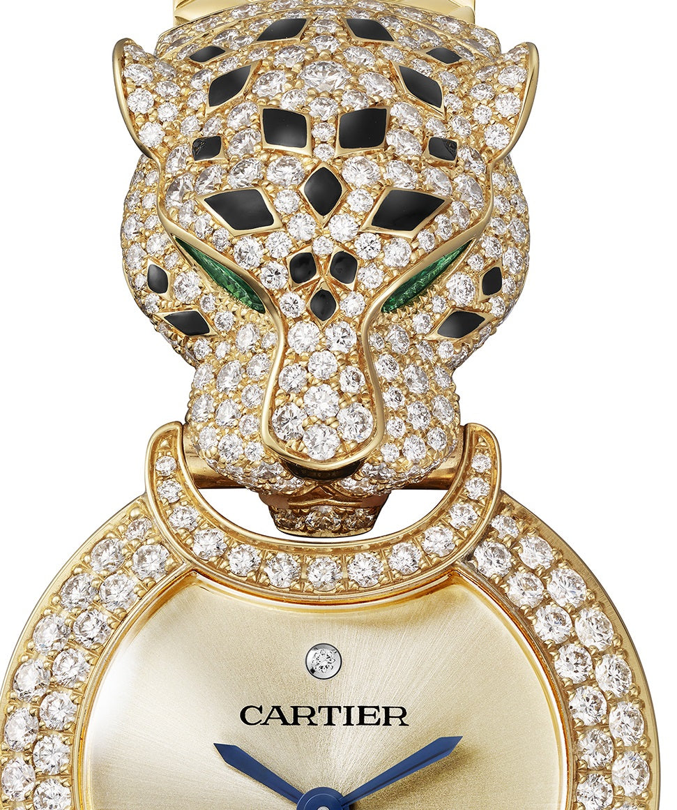 Cartier Panthère 18K Yellow Gold & Diamonds Ladies Watch - Premium Luxury Product
