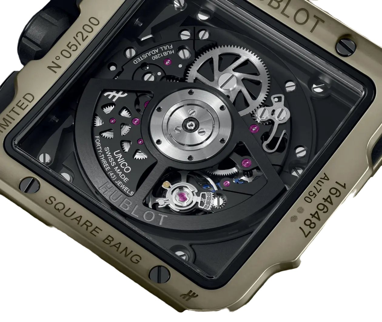 Hublot Square Bang Chronograph 18K Magic gold Men's Watch - Premium Luxury Product