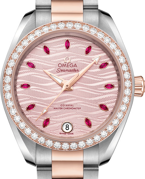 Omega Seamaster Aqua Terra Stainless steel & 18K Sedna™ gold & Diamonds Lady's Watch