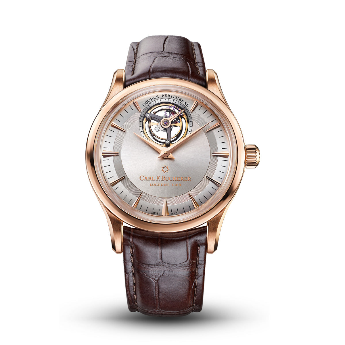 Carl F. Bucherer Haritage Tourbillon 18K Rose gold Limited Edition Men's Watch - Premium Luxury Product