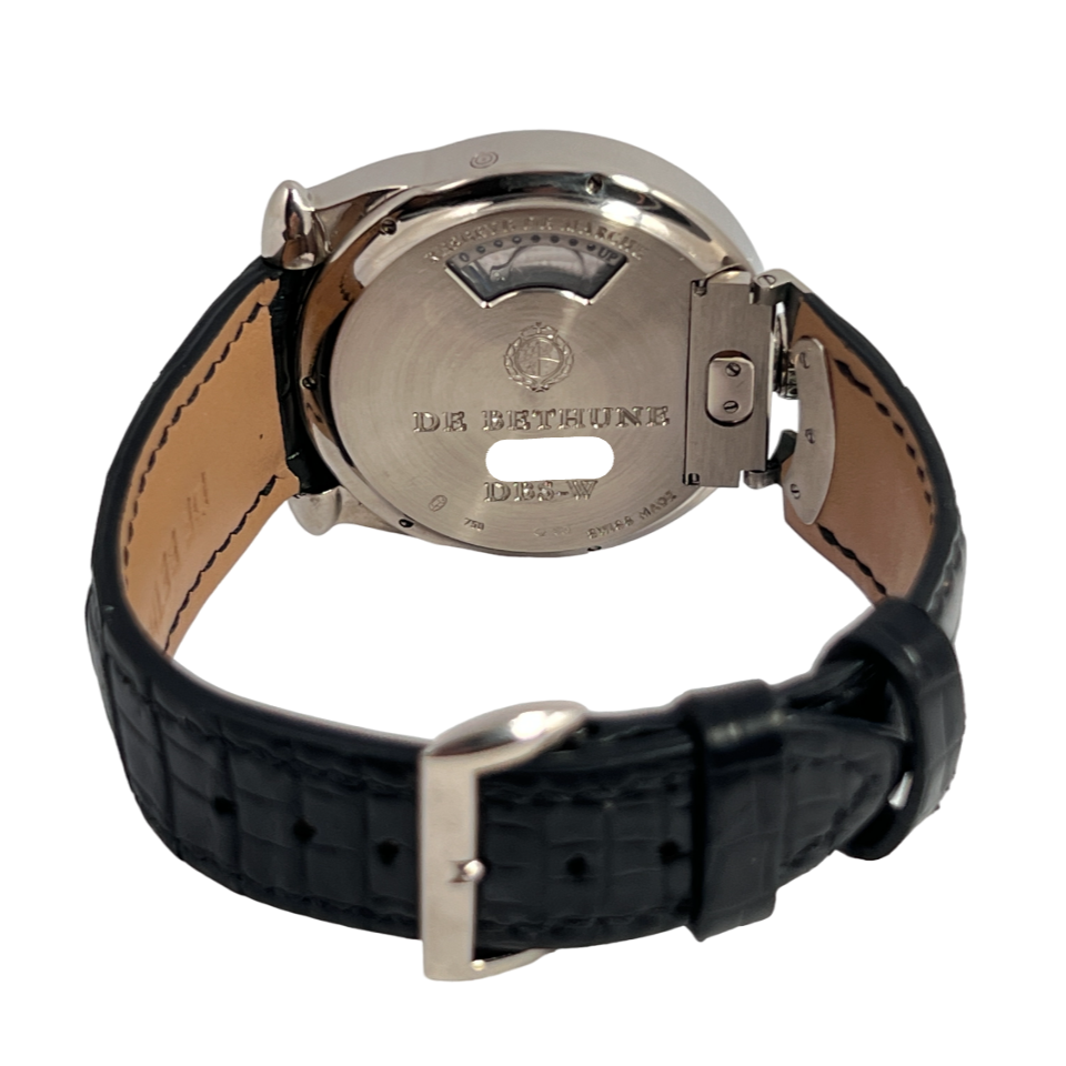 De Bethune DBS Moon Phase 18K White Gold Men's Watch