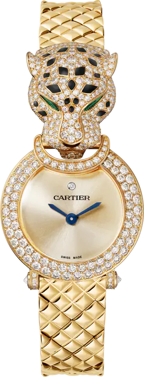 Cartier Panthère 18K Yellow Gold & Diamonds Ladies Watch - Premium Luxury Product