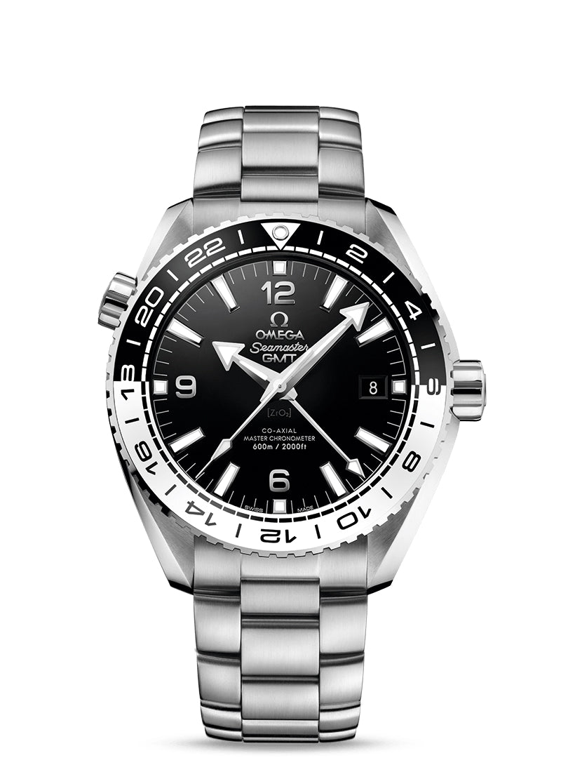 Omega Seamaster Planet Ocean Master Chronometer GMT Stainless steel & Ceramic Men's Watch - Premium Luxury Product
