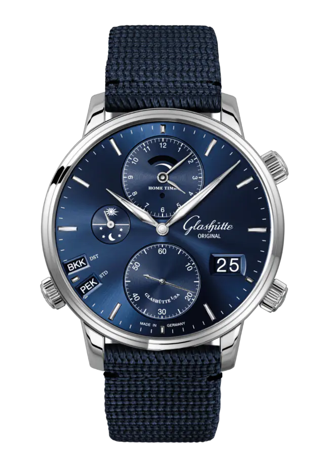 Glashutte Original Senator Cosmopolite Stainless steel Men's Watch - Premium Luxury Product