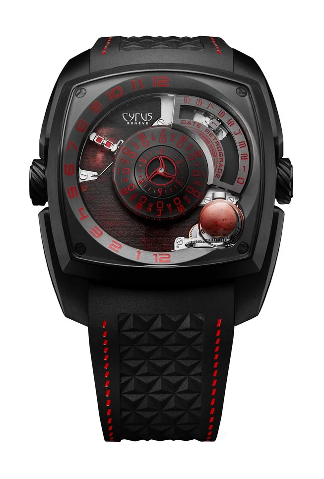 Cyrus Klepcys Mars Black DLC Titanium Men's Watch - Premium Luxury Product