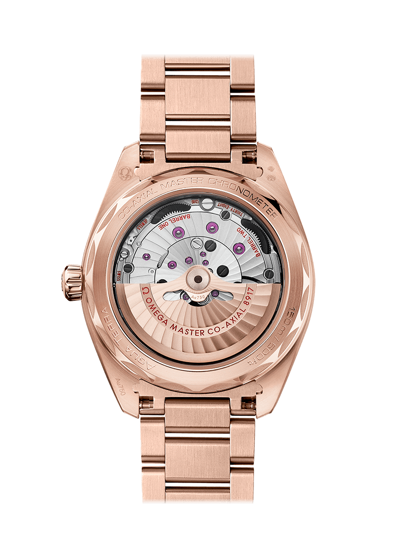 Omega Seamaster Aqua Terra Co-Axial Master Chronometer 18K Sedna™ Gold Men's Watch - Premium Luxury Product