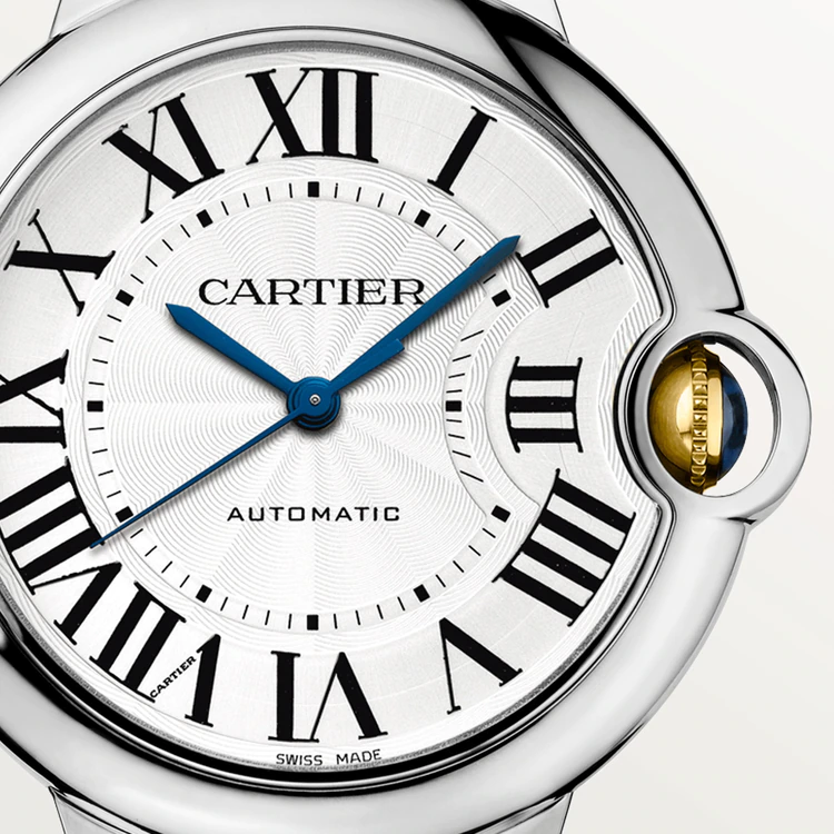 Cartier Ballon Bleu 33 mm Stainless steel & Rose gold Lady's Watch - Premium Luxury Product