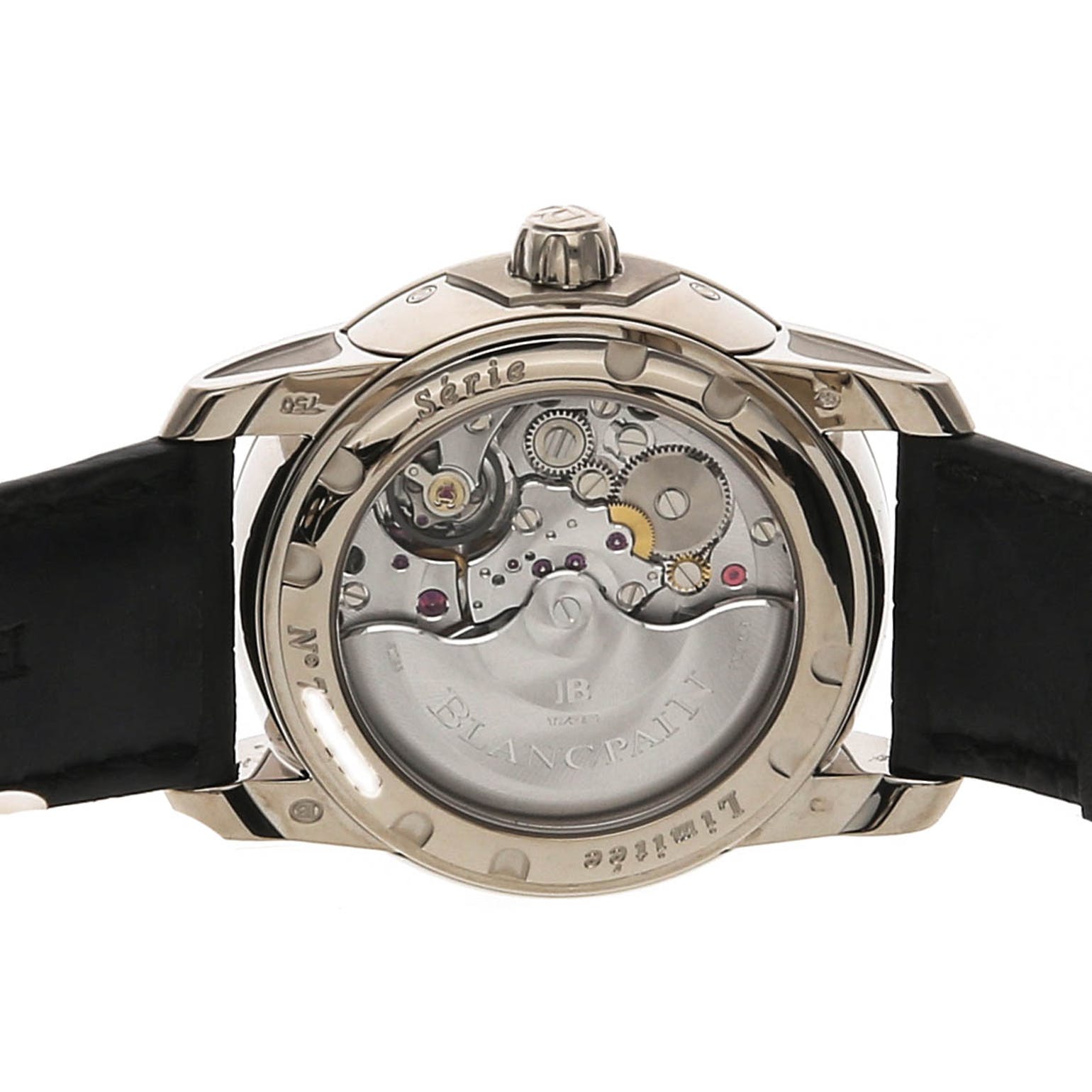 Blancpain L-Evolution Quantieme Complet 8 Jours 18k White Gold Watch