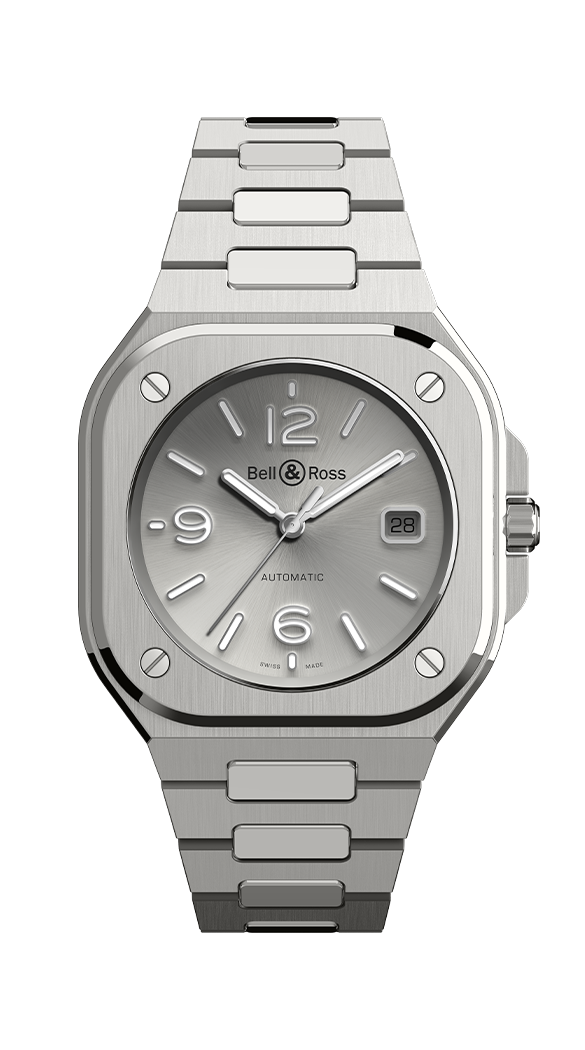 Bell & Ross Instruments BR 05 GREY STEEL Men's Watch - Premium Luxury Product