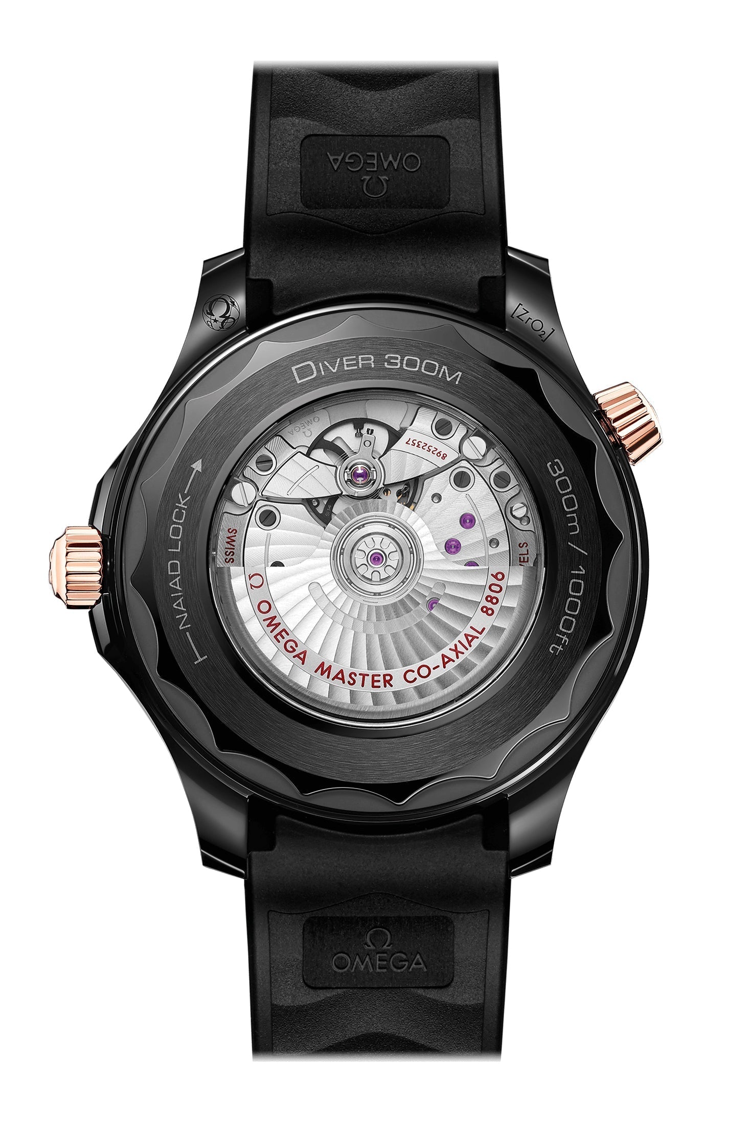 Omega Seamaster Diver Black Ceramic & 18K Sedna™ gold Men's Watch - Premium Luxury Product