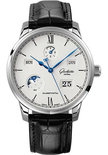 Glashutte Original Senator Excellence Perpetual Calendar Stainless steel Men's Watch - Premium Luxury Product