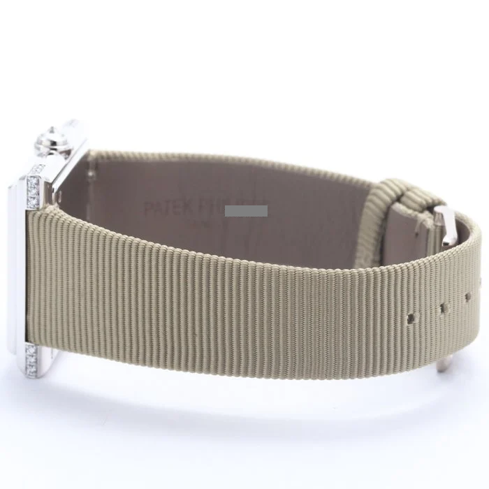 Patek Philippe Gondolo 18K White Gold & Diamonds Lady`s Watch