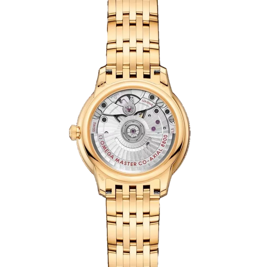 Omega De ville Prestige 18K Yellow Gold & Diamonds Lady's Watch - Premium Luxury Product
