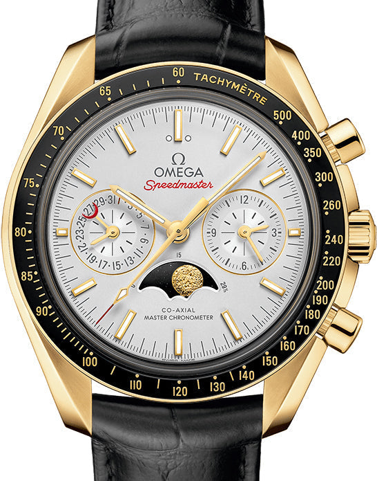 Omega Speedmaster Two Counters MoonPhase 18K Yellow gold Men's Watch