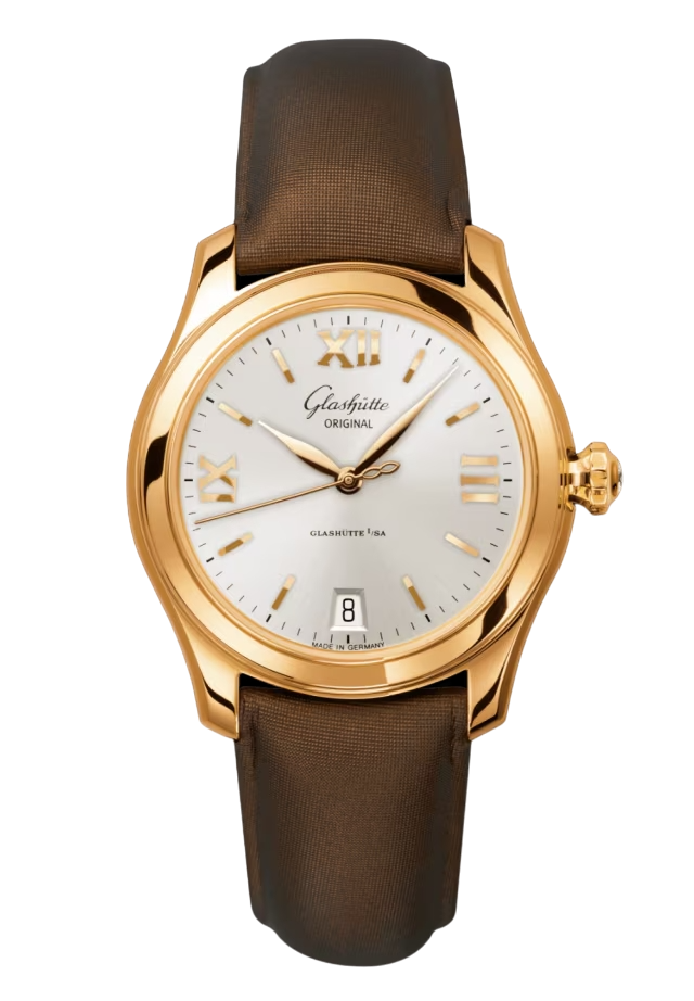 Glashutte Original Lady Collection Serenade Date 18K Rose Gold Lady's Watch - Premium Luxury Product