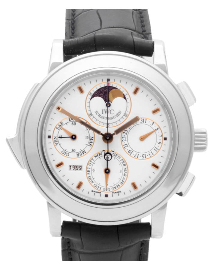 IWC Grande Complication Platin Minute Repeater Perpetual Calender Platinum Man's Watch - Premium Luxury Product