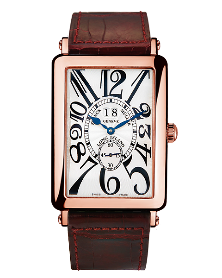 Franck Muller Long Island Big Date 18K Rose Gold Watch - Premium Luxury Product
