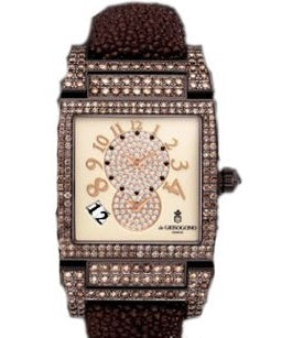 De Grisogono Instrumento Uno White Gold & Diamonds Ladies Watch - Premium Luxury Product
